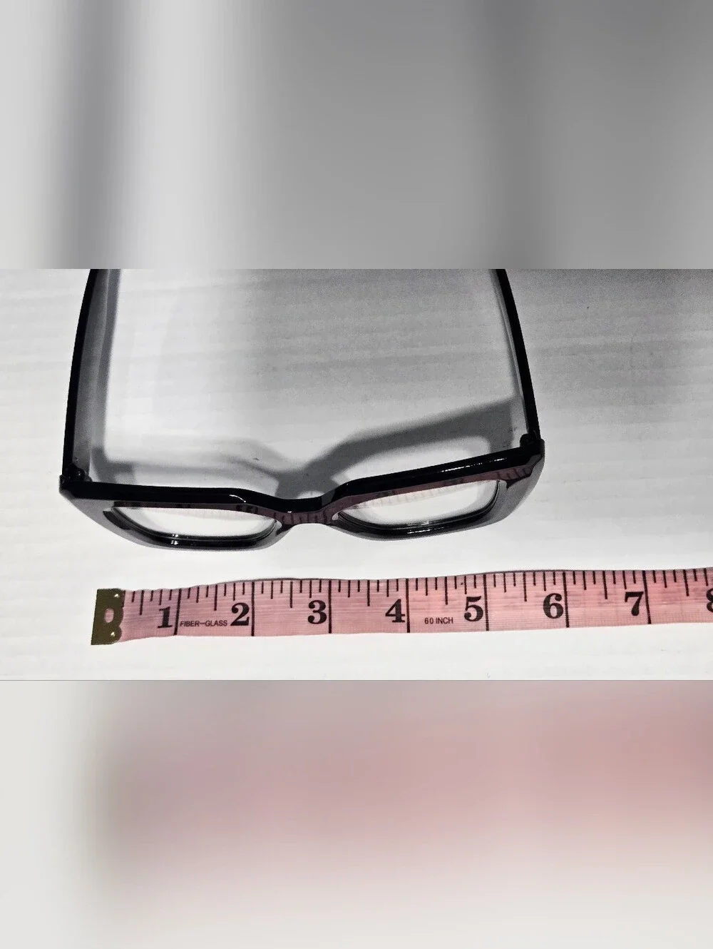 Oversized Square Blue Light Glasses Black Fashion Eyeglass Frames Clear Lens